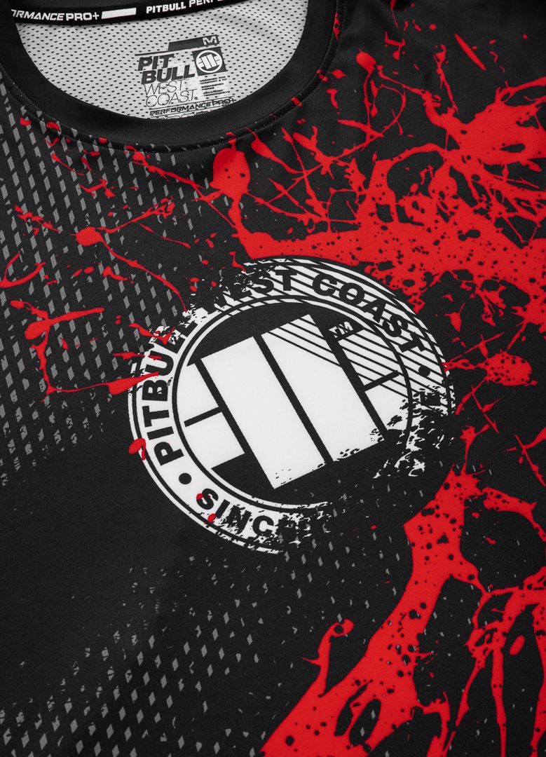 Red Dog II - Black/Red Mesh Longsleeve Performance Pro Plus