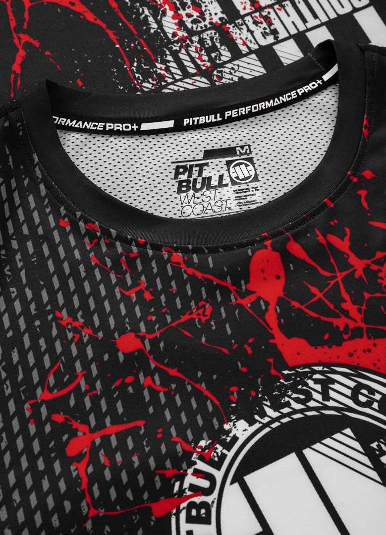 Red Dog II - Black/Red Mesh Longsleeve Performance Pro Plus
