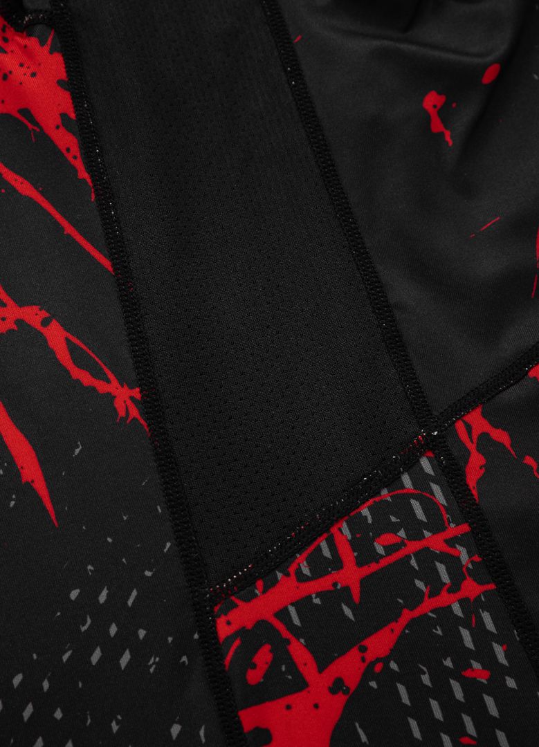 Red Dog II - Black/Red Mesh Longsleeve Performance Pro Plus