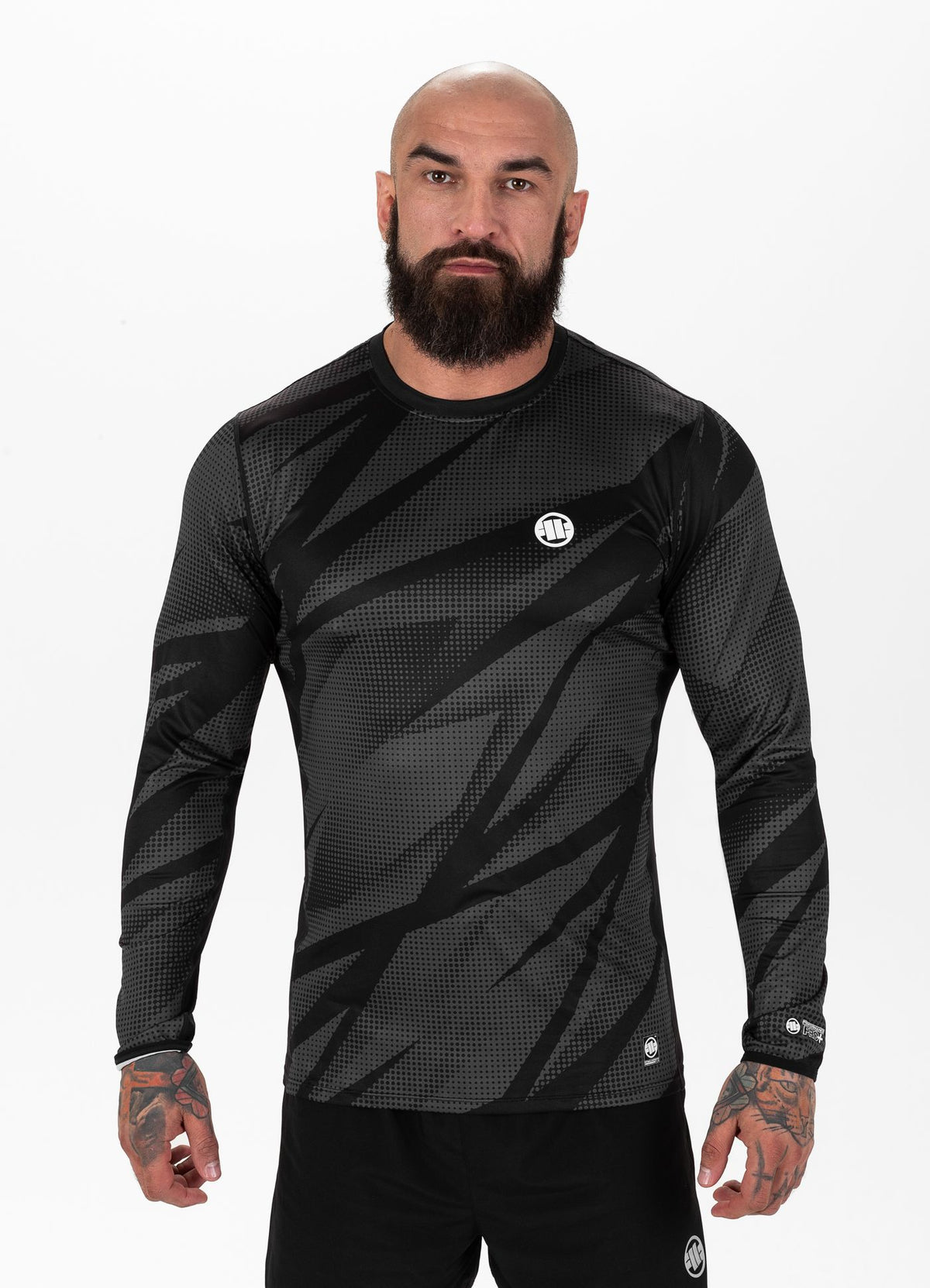 Dot Camo II - Gray Mesh Longsleeve Performance Pro Plus