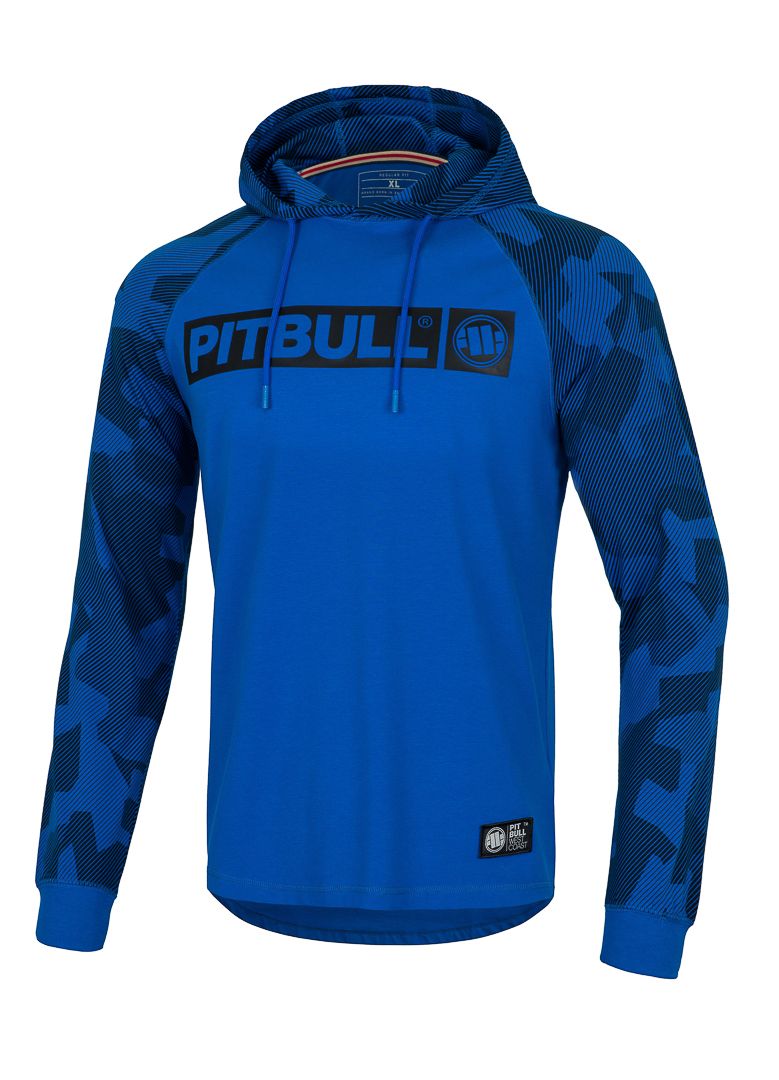 Dillard Hilltop - Blue Hooded Longsleeve Spandex