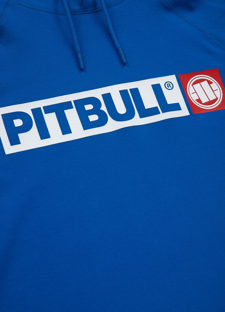 Hilltop - Blue Hooded longsleeve Spandex