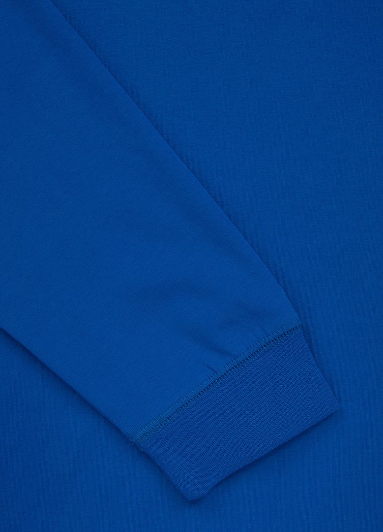 Hilltop - Blue Hooded longsleeve Spandex