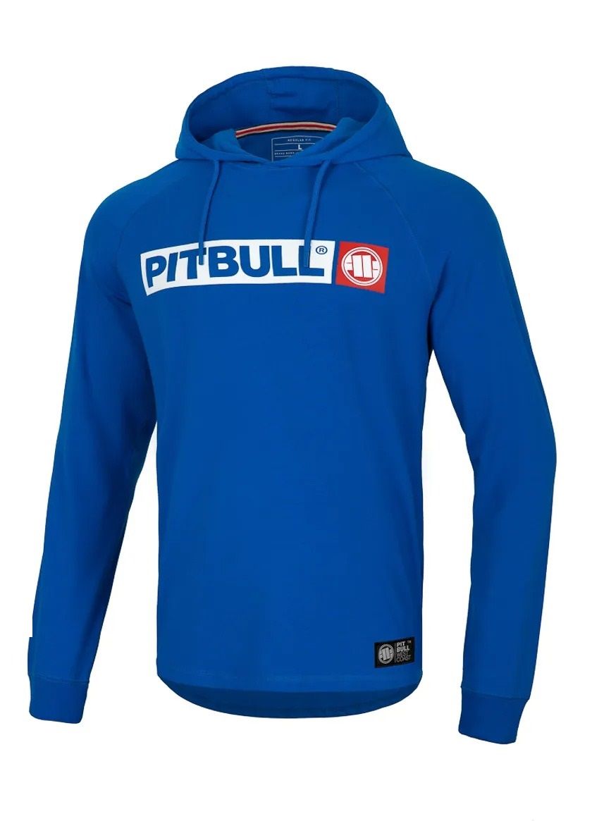 Hilltop - Blue Hooded longsleeve Spandex