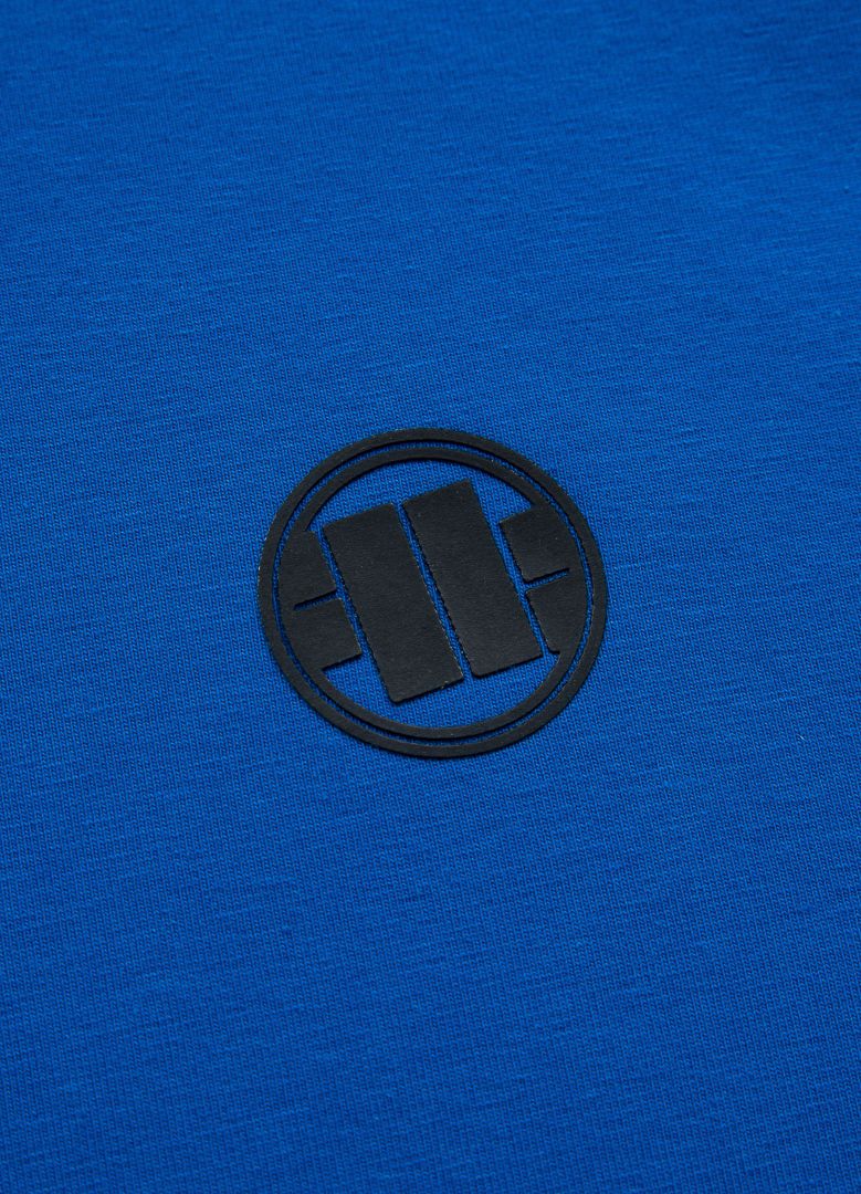 Mercado Dillard Small Logo - Blue Hooded Longsleeve Spandex