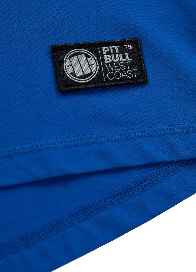 Mercado Dillard Small Logo - Blue Hooded Longsleeve Spandex