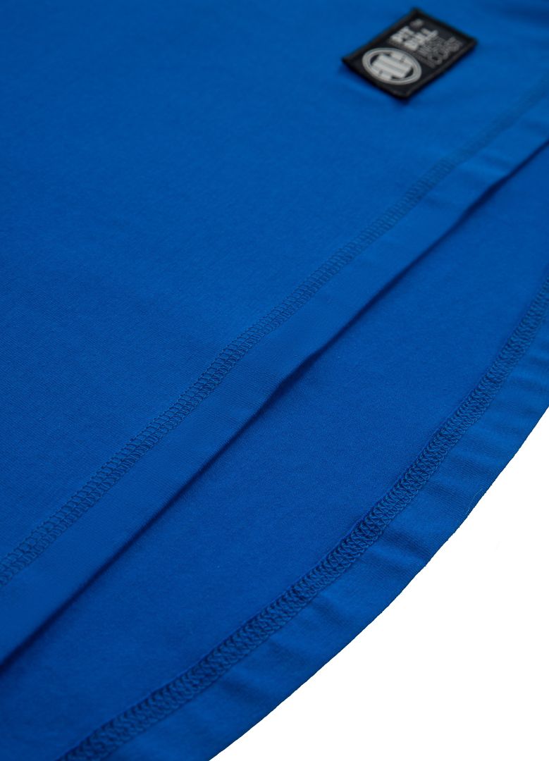 Mercado Dillard Small Logo - Blue Hooded Longsleeve Spandex