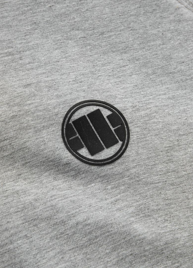 Mercado Small Logo - Gray Hooded Longsleeve Spandex