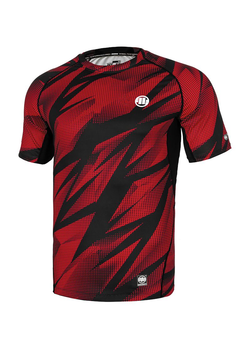 Dot Camo II Rashguard - Red