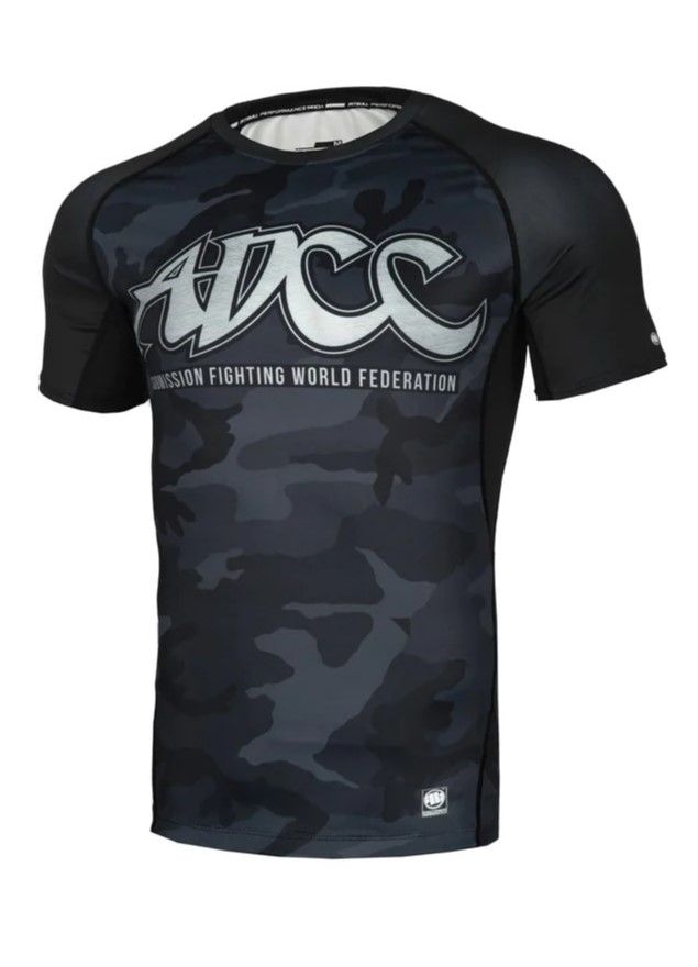 ADCC - All Black Camo Rashguard Performance Pro Plus Fitted