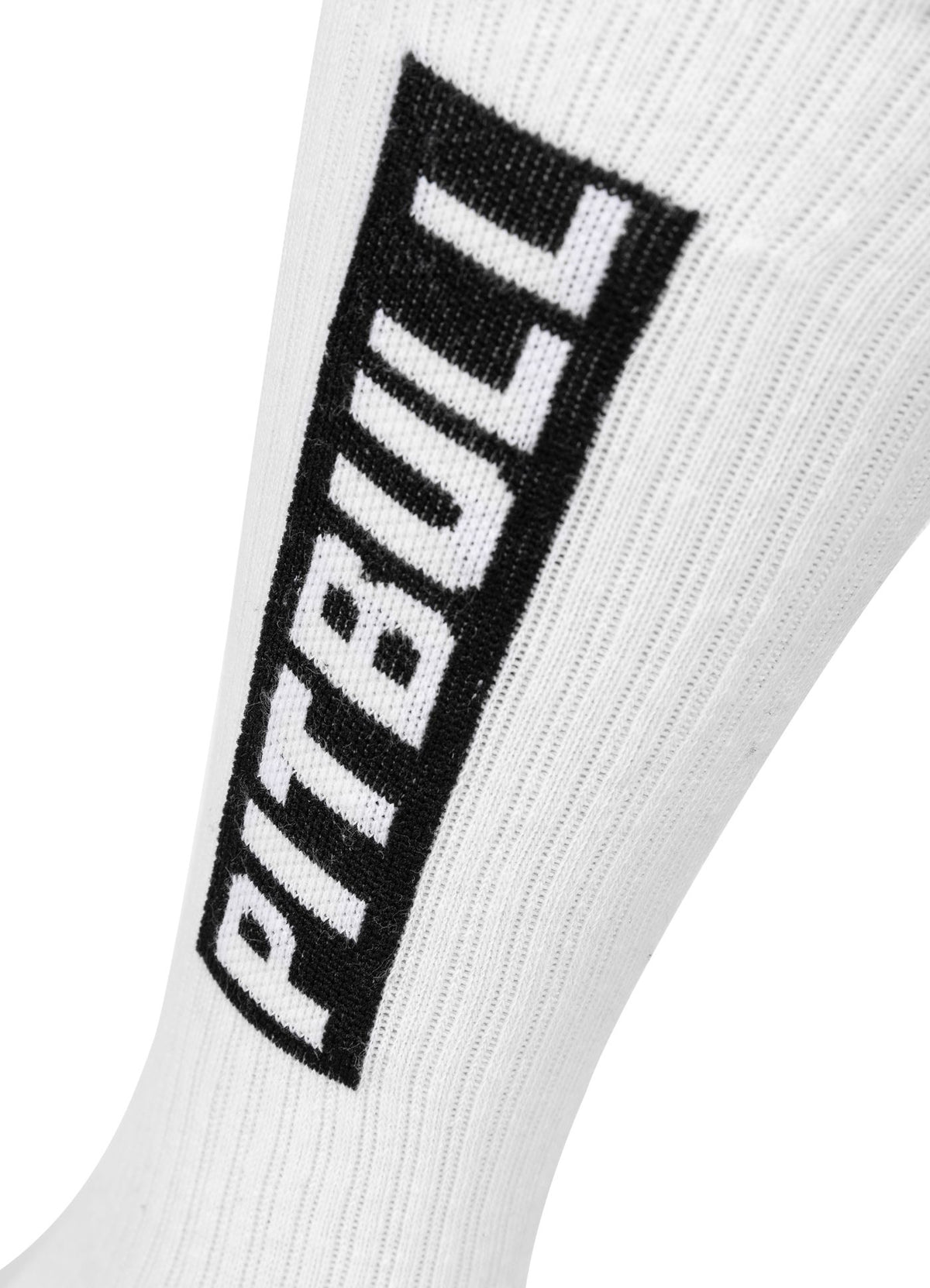 Socks High Crew Pitbull Thin 3-Pack - White