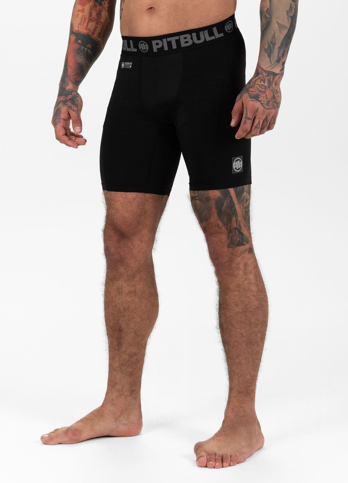New Logo Compression Shorts Performance Pro Plus - Black