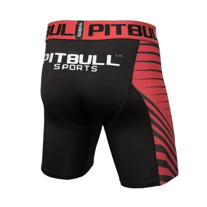 New Logo Compression Shorts Performance Pro Plus - Red
