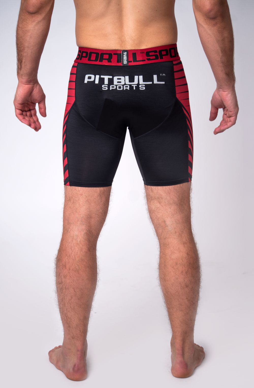 New Logo Compression Shorts Performance Pro Plus - Red
