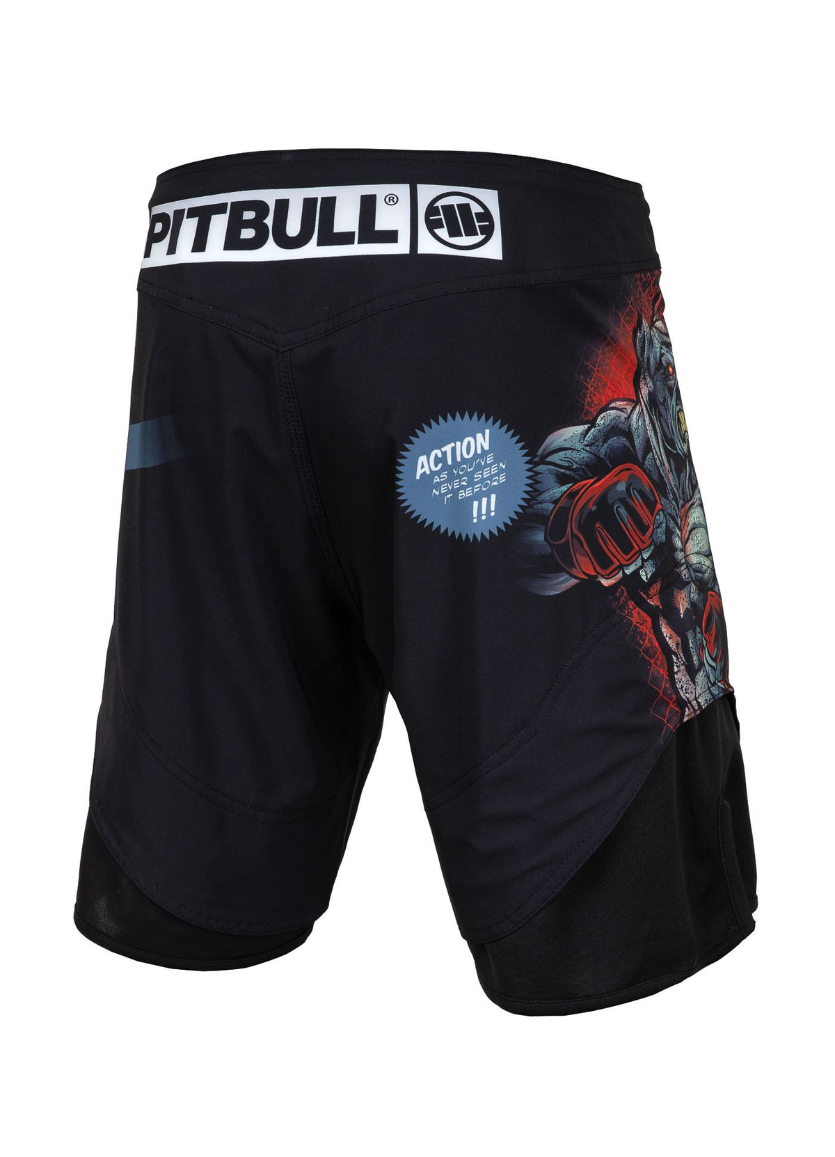 Mesh Training Shorts Performance Pro Plus Masters of MMA Hilltop - Black