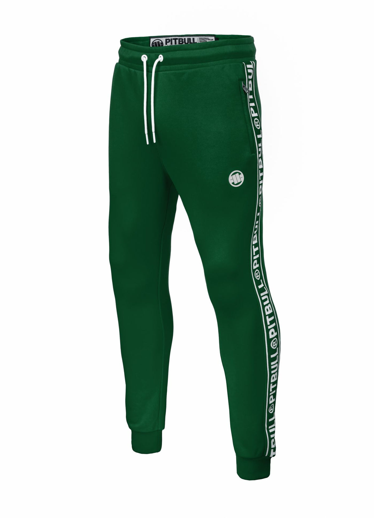 Old School Tape Logo Men&#39;s Sweatpants - Dark Green