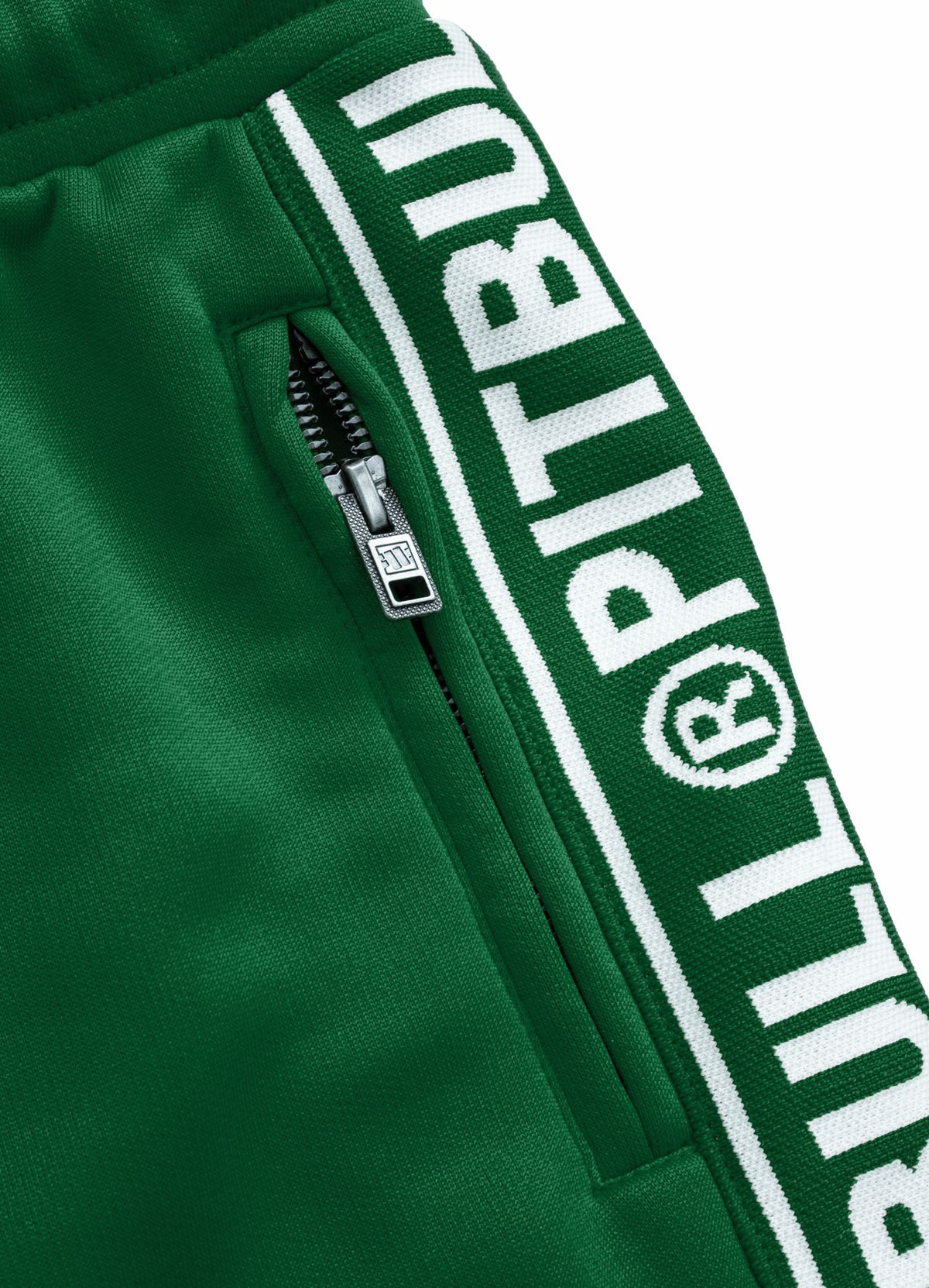 Old School Tape Logo Men&#39;s Sweatpants - Dark Green