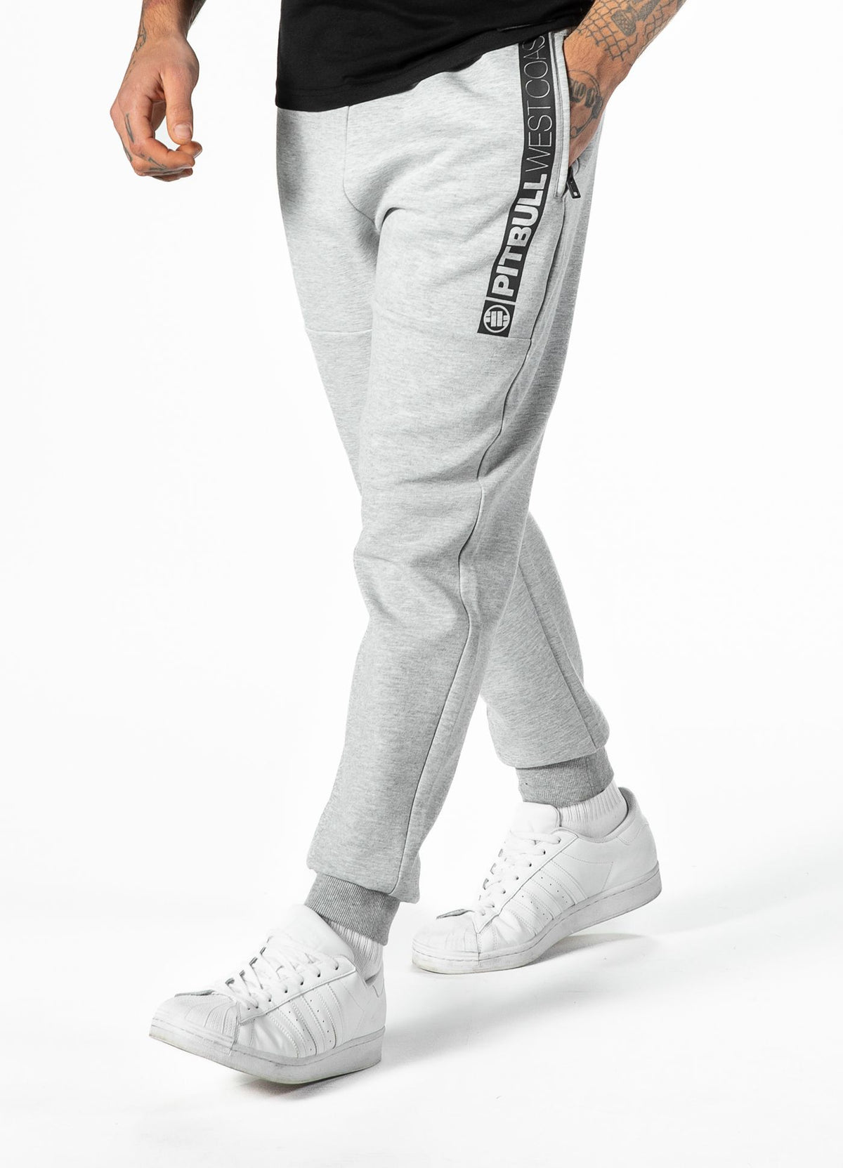 Sweatpants Saturn - Gray Melange