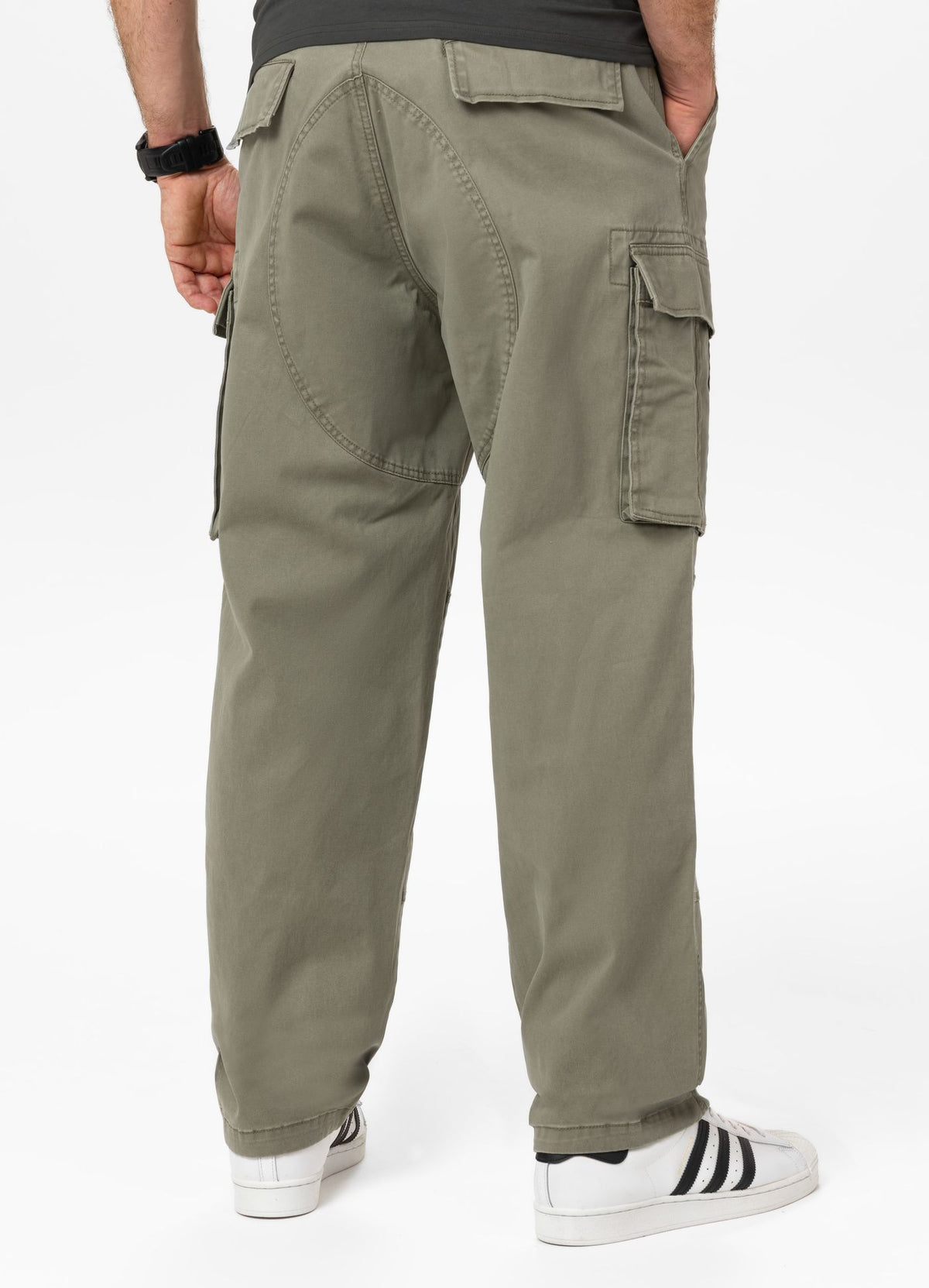 Men&#39;s Cargo Pants SCOTT - Gray Olive