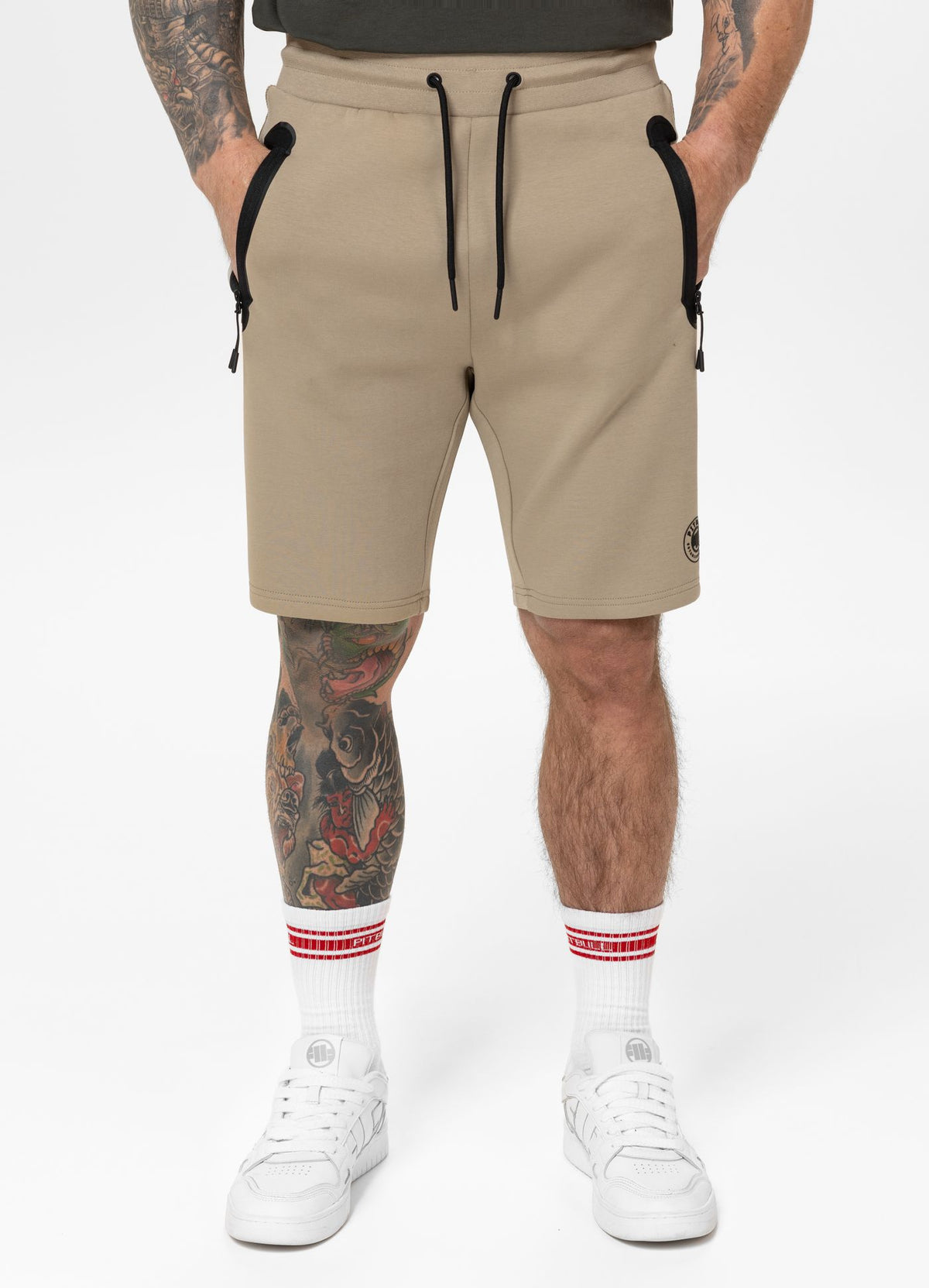 Men&#39;s Sweatshorts DOGWOOD - Dark sand