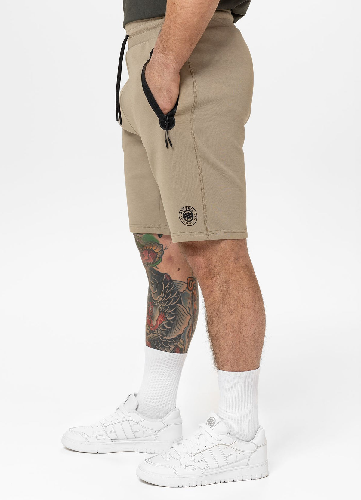 Men&#39;s Sweatshorts DOGWOOD - Dark sand