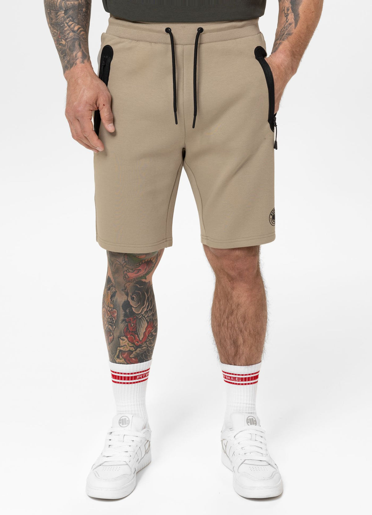 Men&#39;s Sweatshorts DOGWOOD - Dark sand