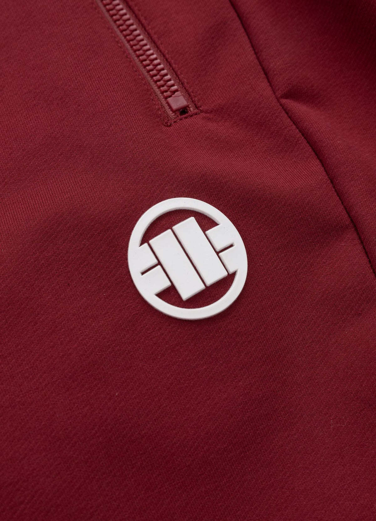 Men&#39;s sweat shorts SMALL LOGO NUGGET - Burgundy