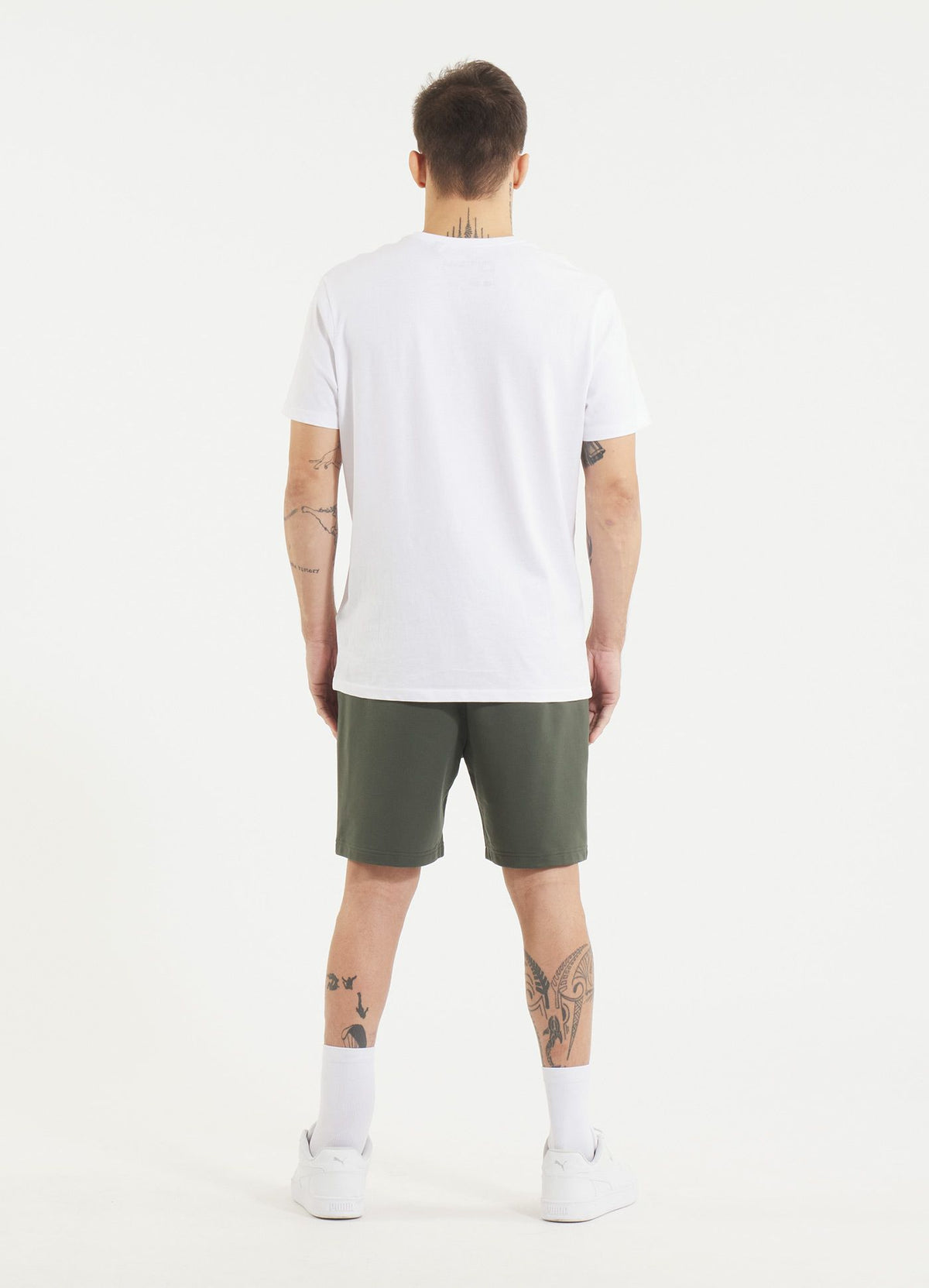 Men&#39;s sweat shorts SMALL LOGO NUGGET - Green