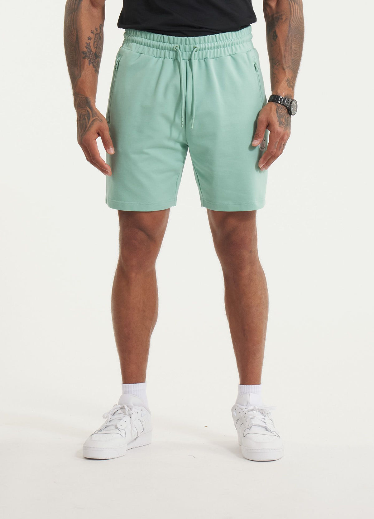 Men&#39;s sweat shorts SMALL LOGO NUGGET - Light mint