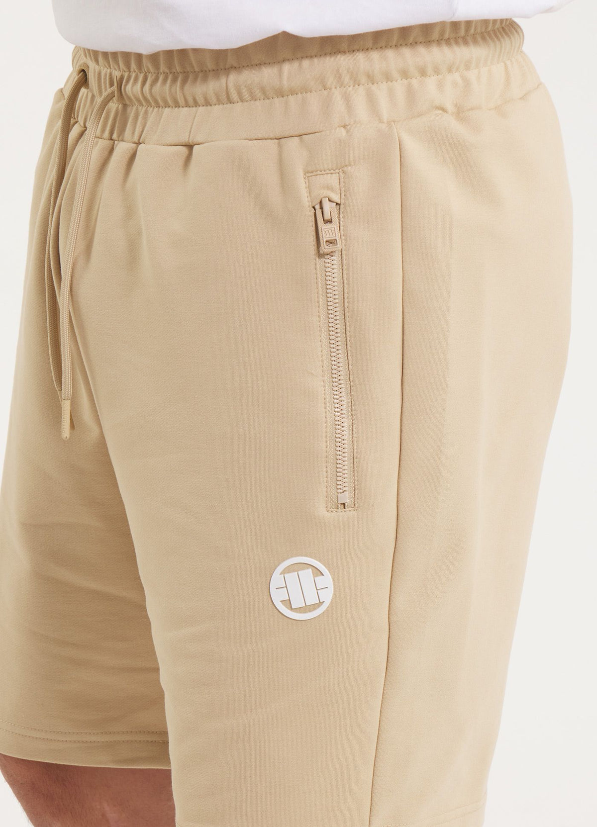 Men&#39;s sweat shorts SMALL LOGO NUGGET - Light sand