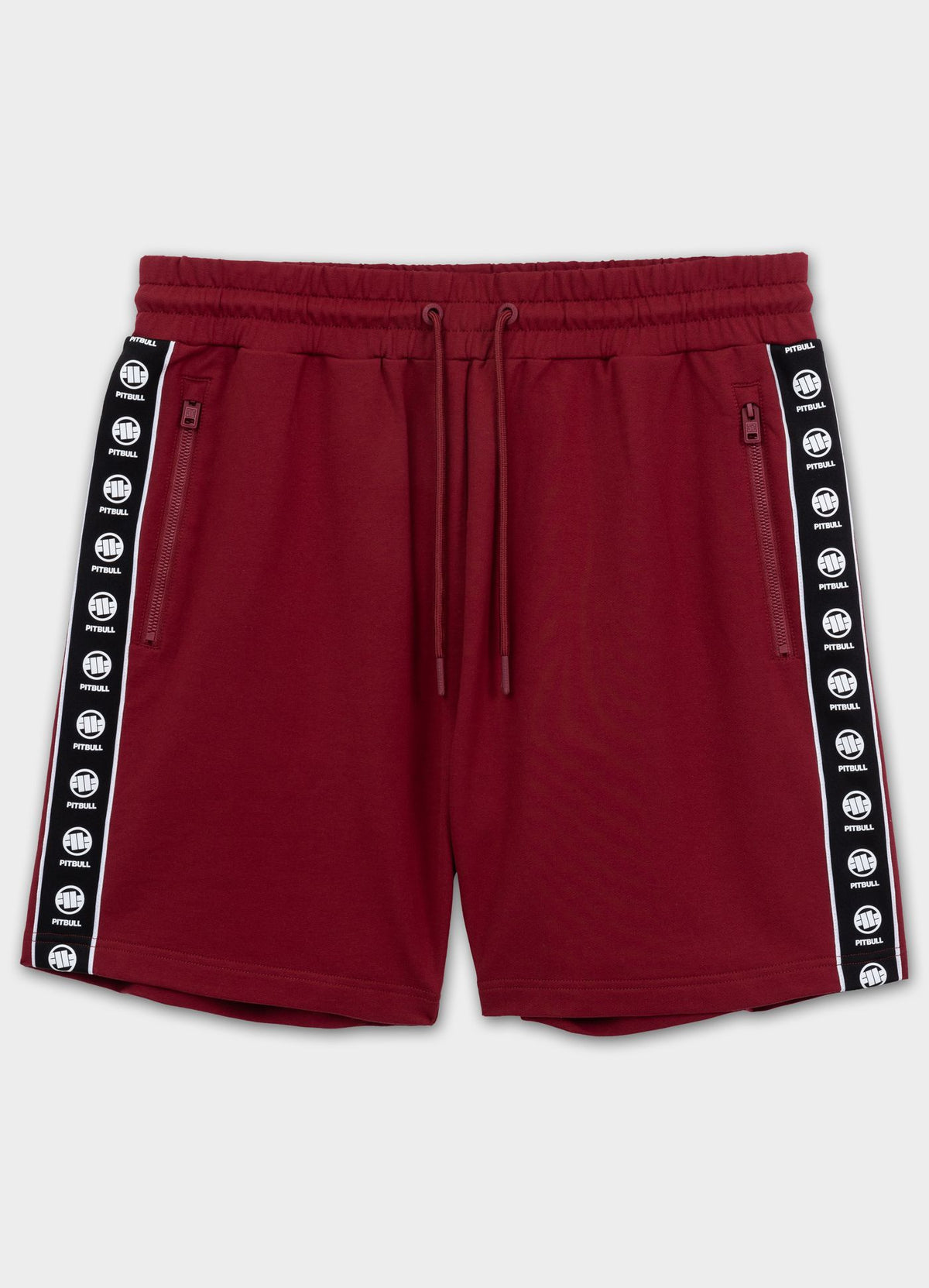 Men&#39;s sweat shorts TAPE NUGGET - Burgundy