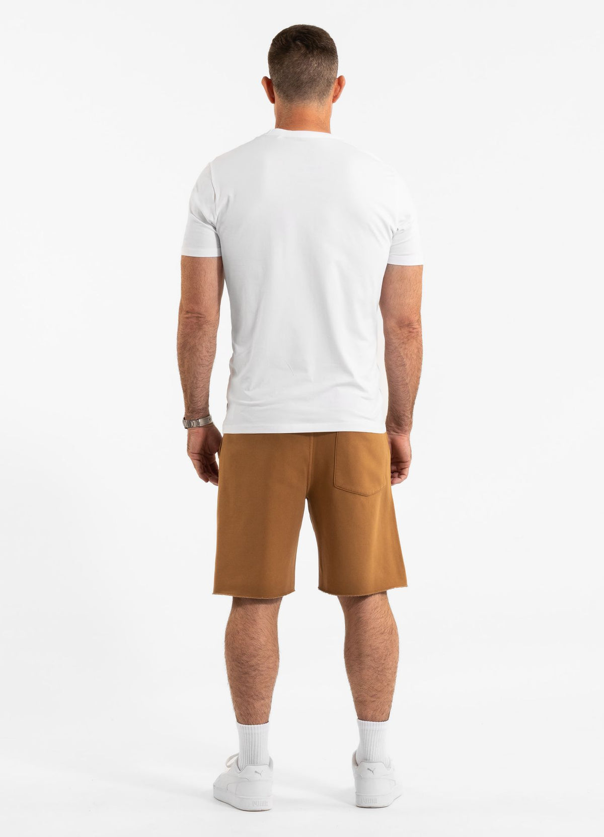 Men&#39;s Sweat shorts Washed Lancaster II - Honey yellow