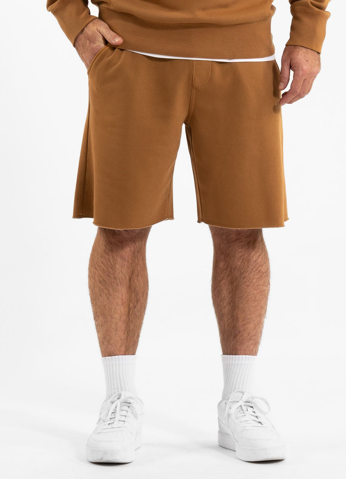 Men&#39;s Sweat shorts Washed Lancaster II - Honey yellow