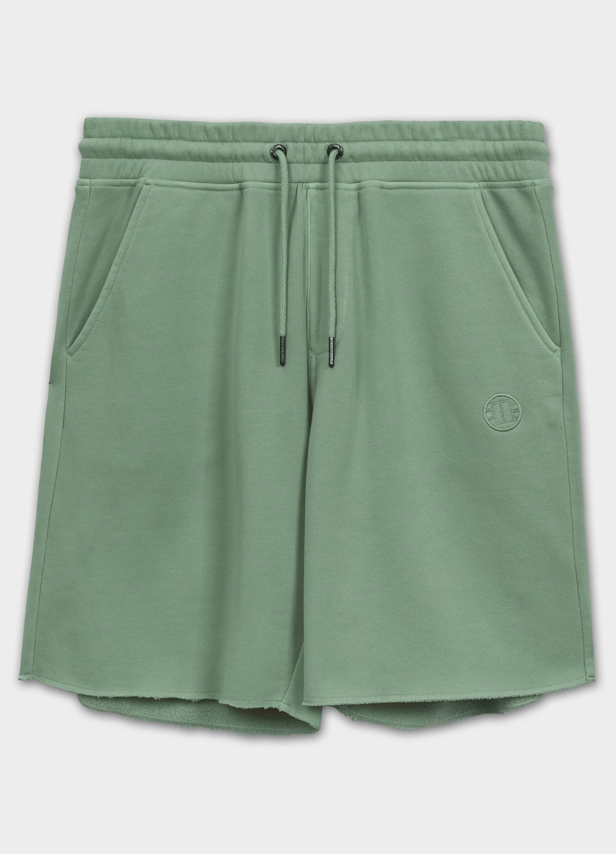 Men&#39;s Sweat shorts Washed Lancaster II - Sage green