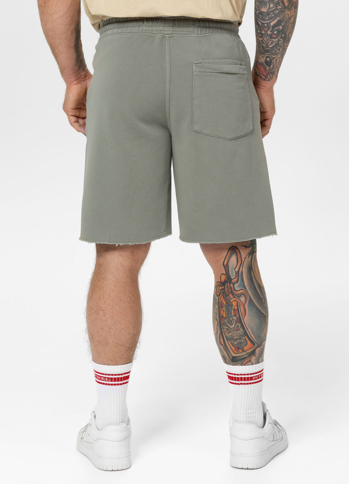 Men&#39;s Sweat shorts Washed Lancaster II - Gray harbour