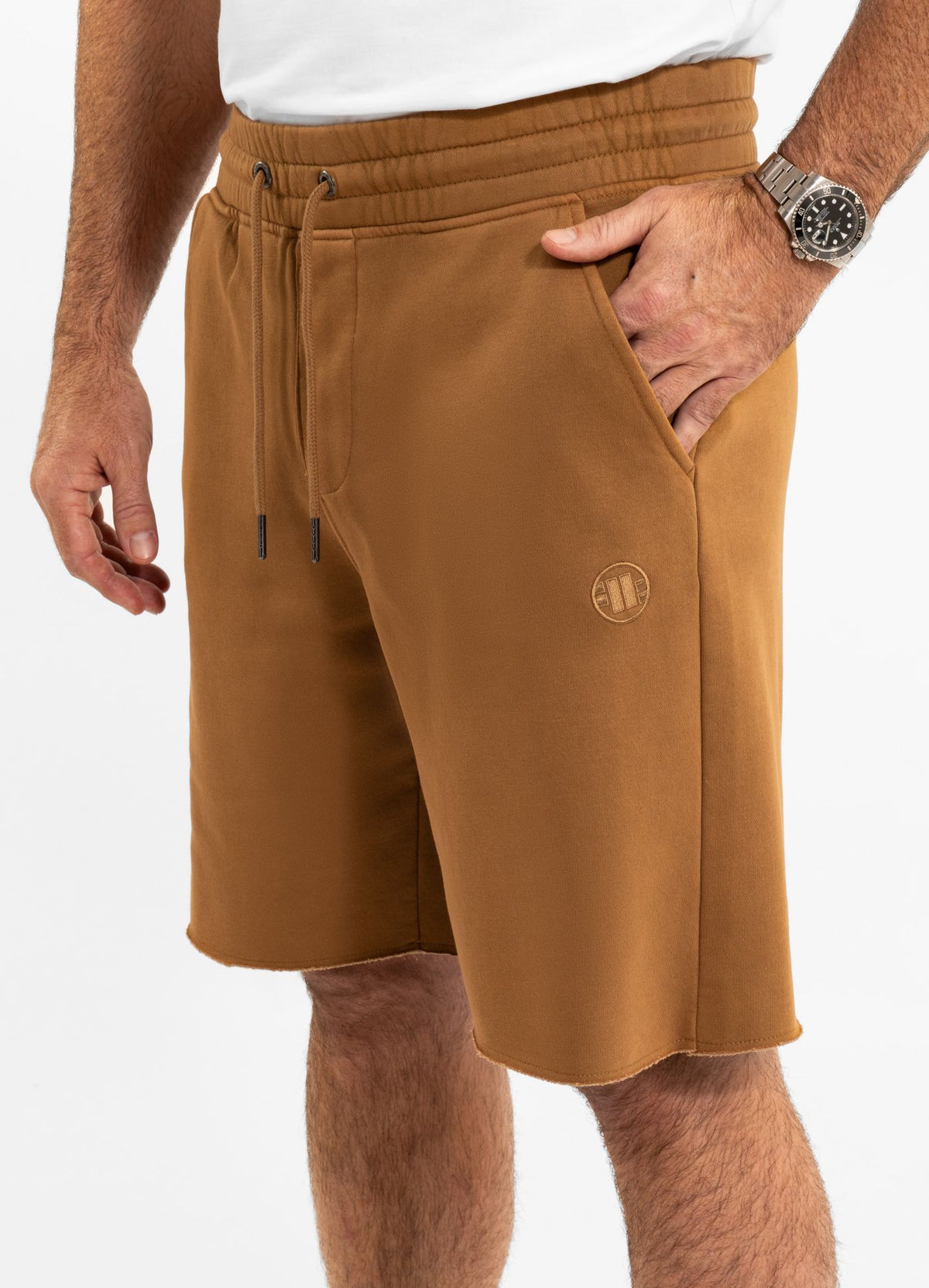 Men&#39;s Sweat shorts Washed Lancaster II - Honey yellow