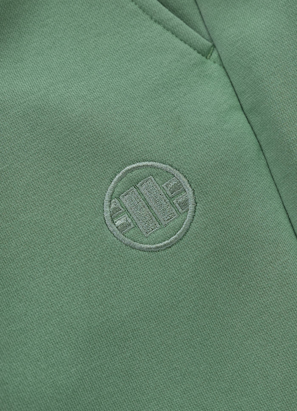 Men&#39;s Sweat shorts Washed Lancaster II - Sage green
