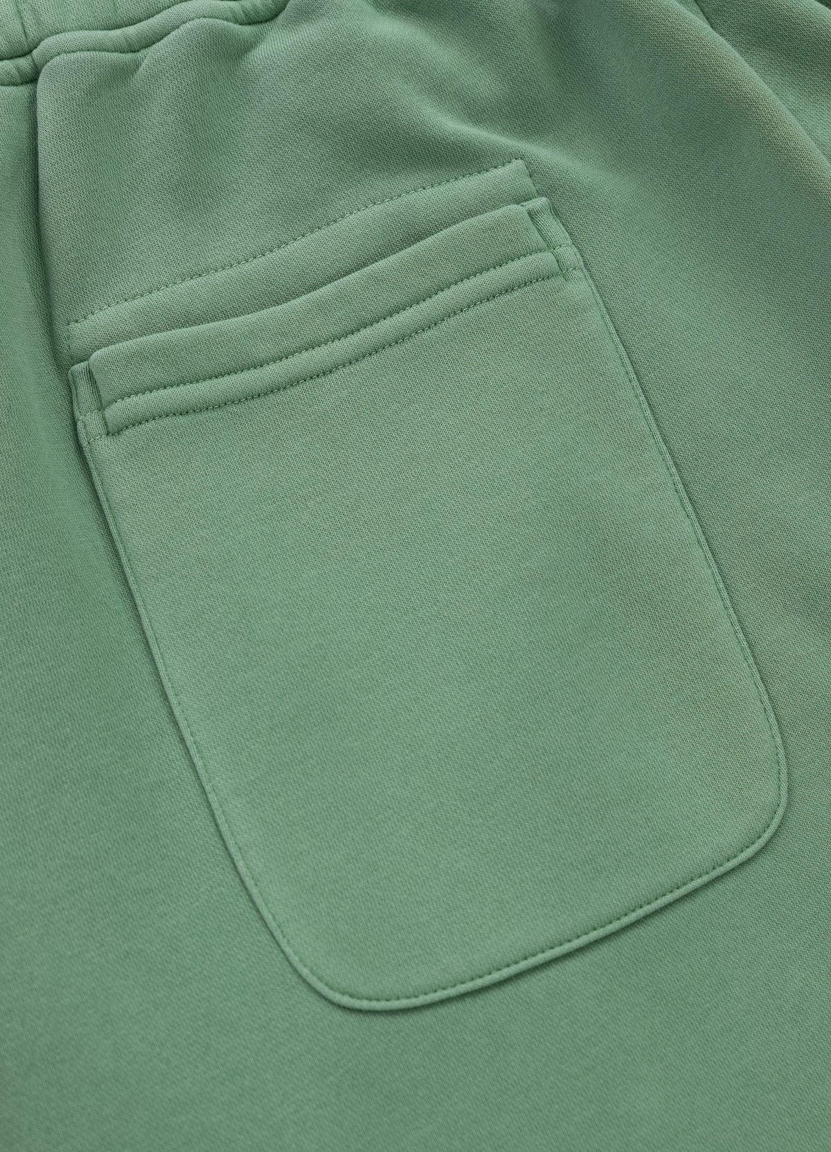 Men&#39;s Sweat shorts Washed Lancaster II - Sage green