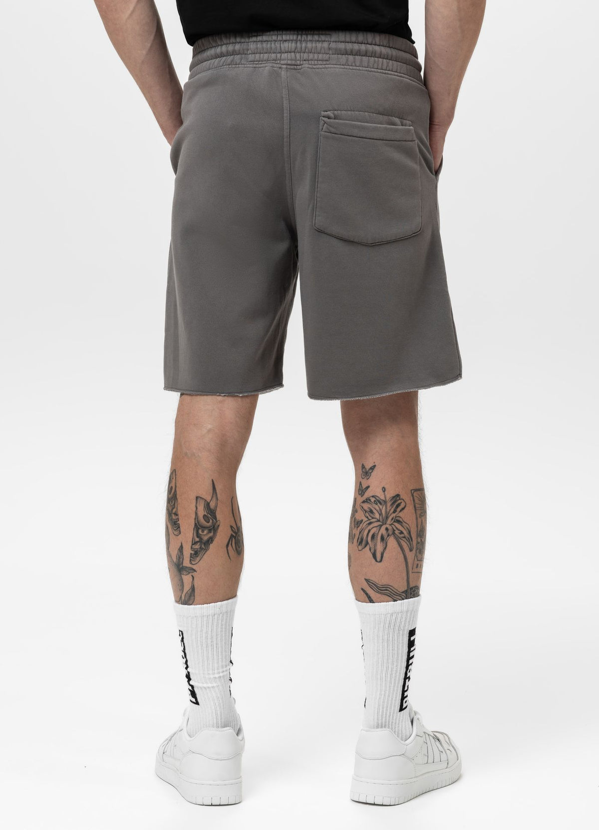 Men&#39;s Sweat shorts Washed Lancaster II - Gray