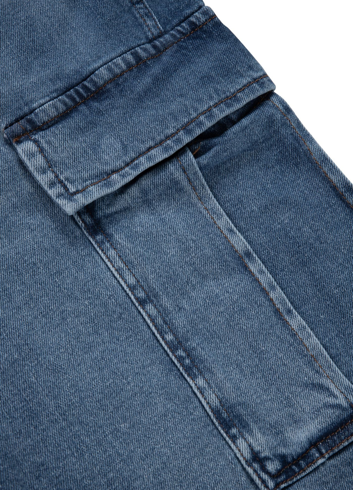 Deerhorn Men’s Carpenter Denim Shorts- Light Blue