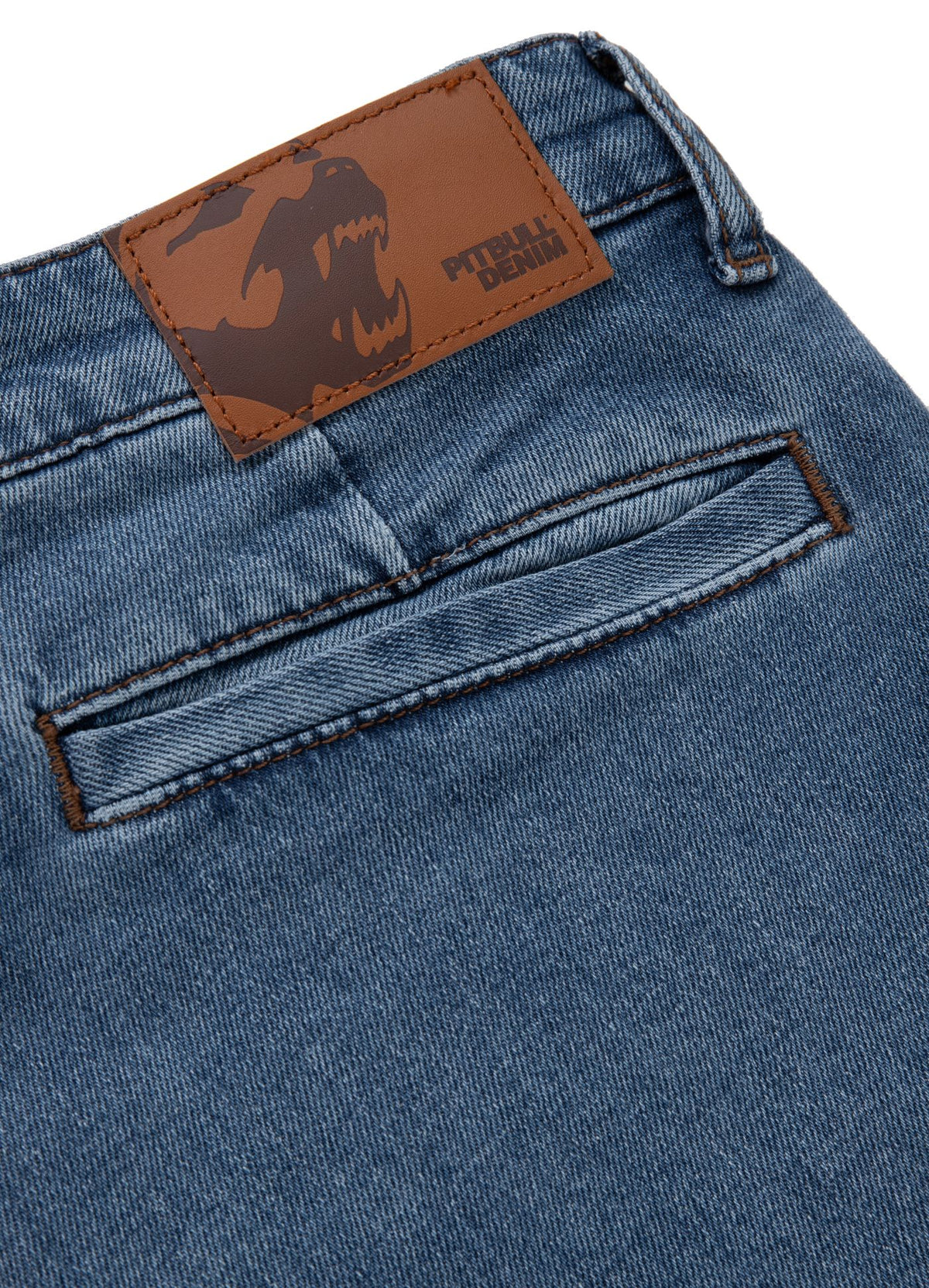 Deerhorn Men’s Carpenter Denim Shorts- Light Blue