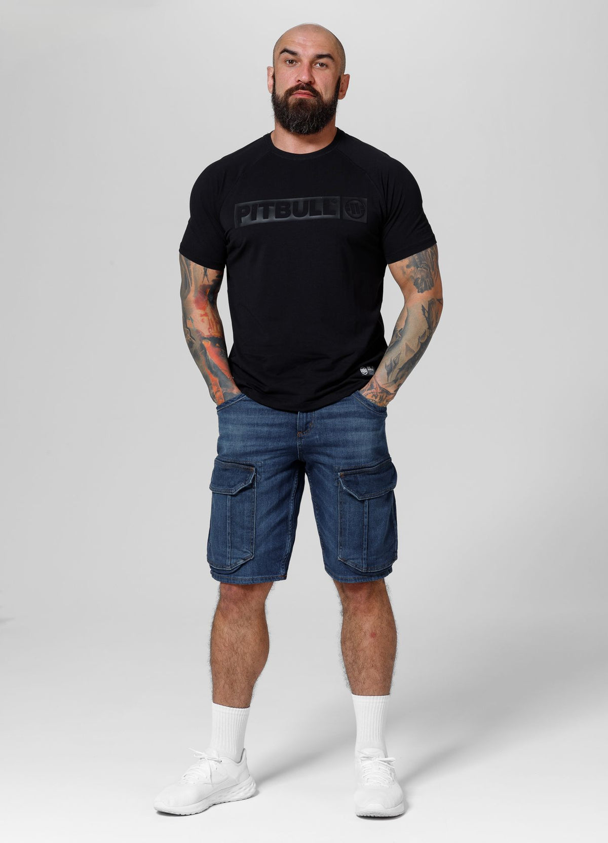 Longspur Denim Cargo Short - Navy Wash