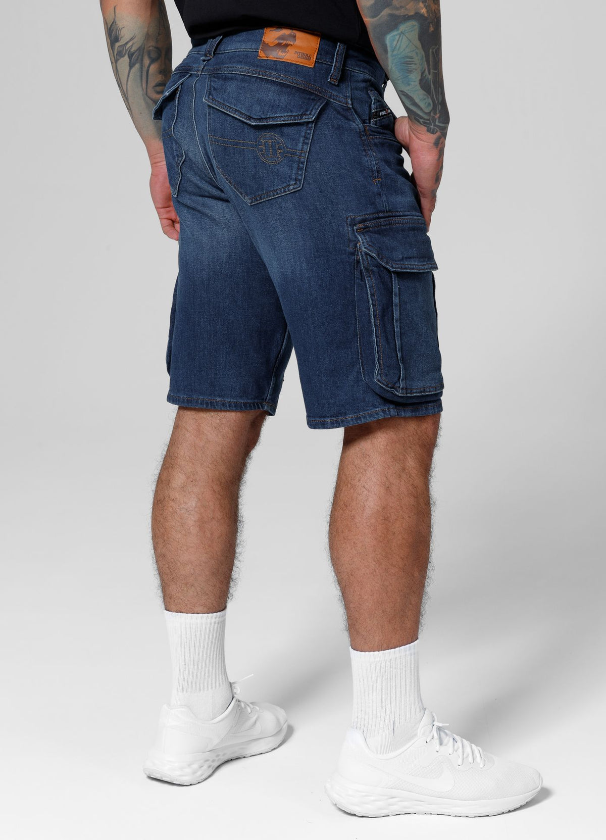 Longspur Denim Cargo Short - Navy Wash