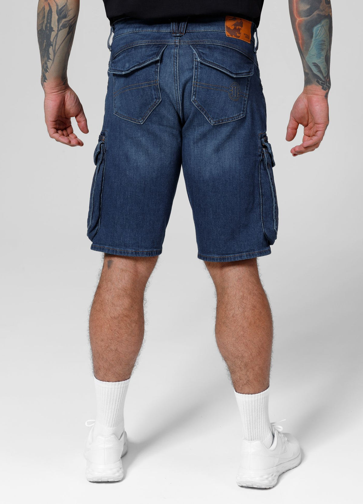 Longspur Denim Cargo Short - Navy Wash