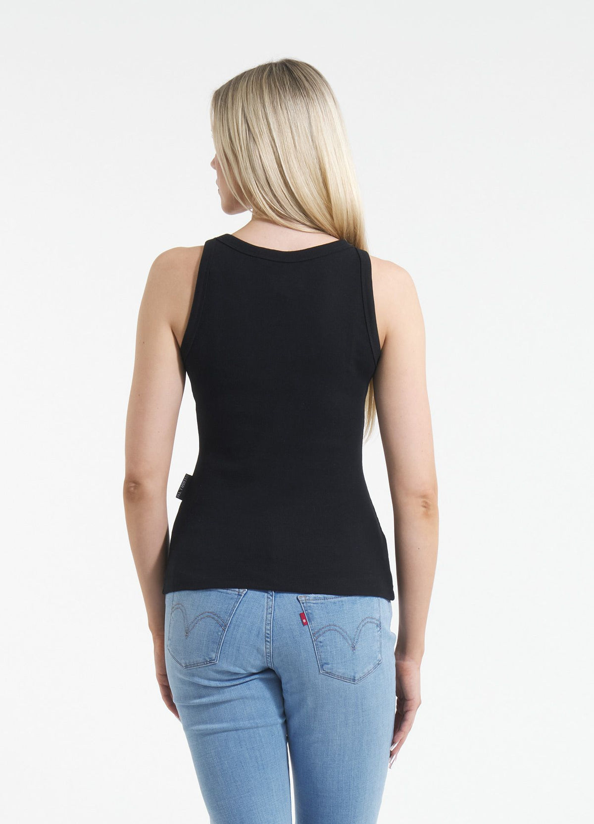 Women&#39;s Tank Top Rib LAYLA - Black