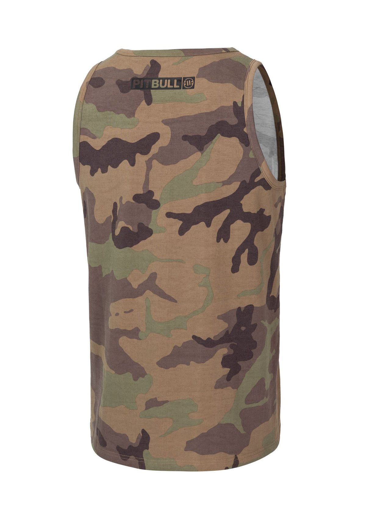 Hilltop Tank Top Slim Fit - Woodland Camo