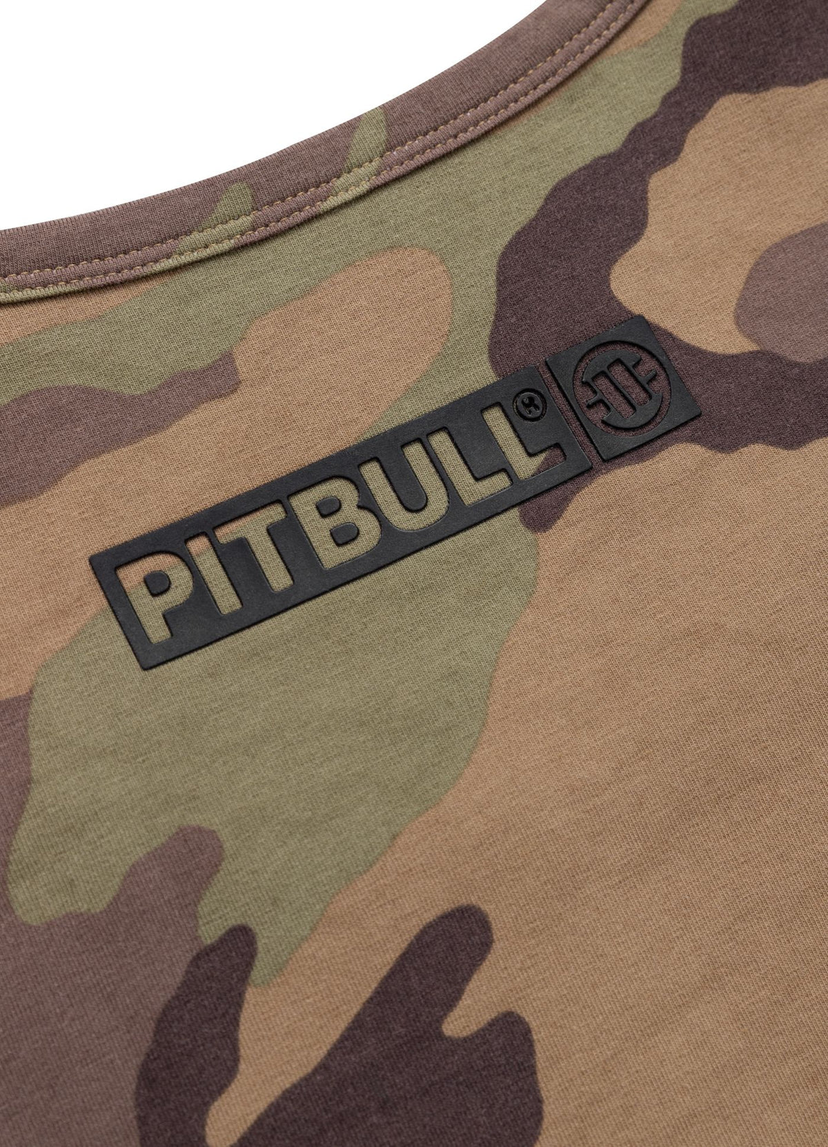 Hilltop Tank Top Slim Fit - Woodland Camo