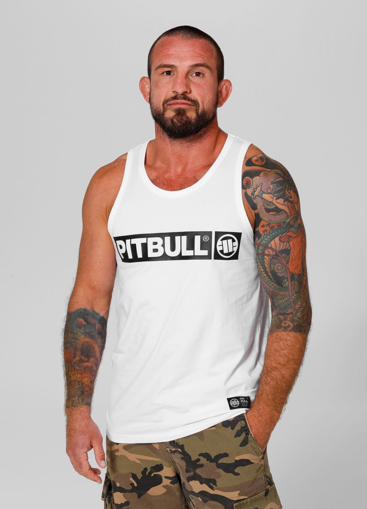 Tank Top Slim Fit Hilltop - White