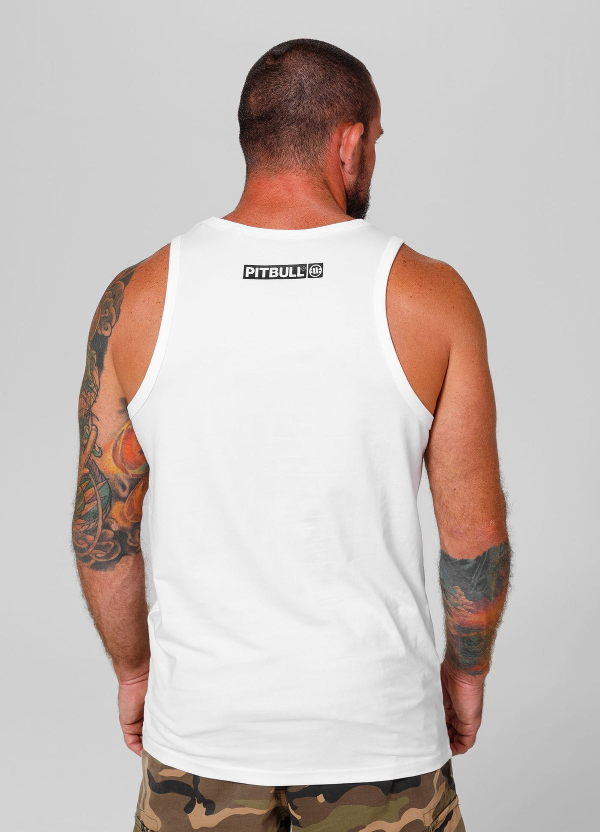 Tank Top Slim Fit Hilltop - White