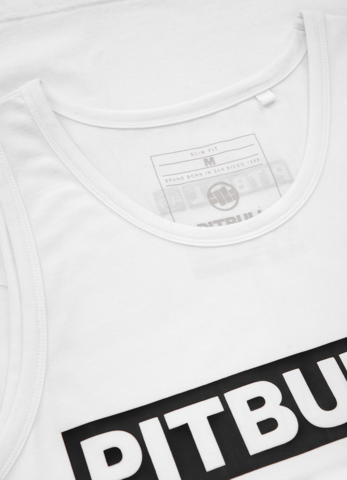 Tank Top Slim Fit Hilltop - White